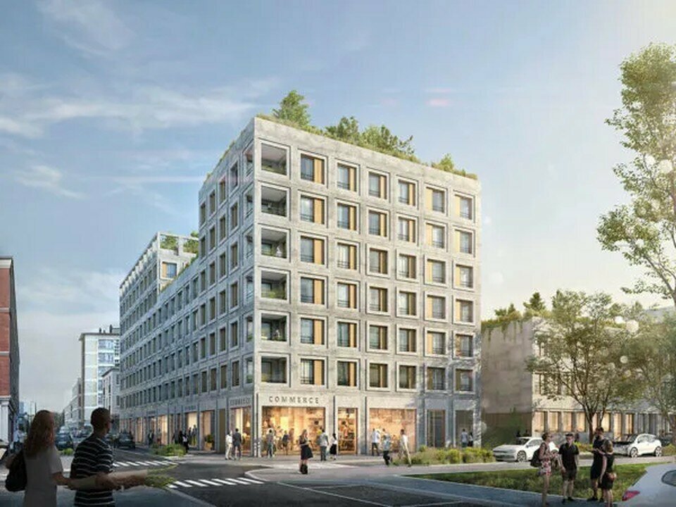 Local commercial neuf de 250 m² au Havre, quartier des Halles centrales