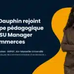Amy Dauphin, responsable de la mission Commerce du Pôle Implantation Commerce, rejoint l'équipe pédagogique du DESU Manager de commerces